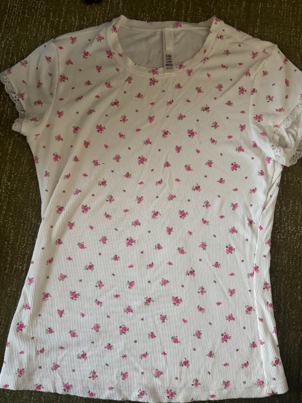 SKIMS floral soft lounge tee